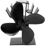 Valo Ofenventilator Stehend Schwarz