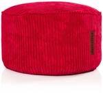 Green Bean Sitzpouf Pouf 45 x 25 cm Cord Waschbarer Bezug mit EPS-Perlen-F&uuml;llung Rot