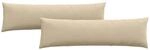 vidaXL Sofakissen 2 St&uuml;ck Creme 145 x 40 cm Stoff 42013858