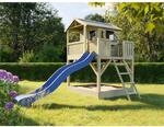 Prestige Garden Stelzenhaus Funny XXL mit Sandkasten KDI Inklusive Rutsche Blau