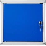 PROREGAL Schlie&szlig;fachw&uuml;rfel Cubic HxBxT 35 x 35 x 35 cm Grau/Blau