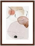 WANDStyle Bilderrahmen H950 aus Massivholz in Nussbaum-Optik 10 x 15 cm im Stil
