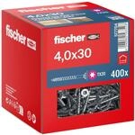Fischer Schraube PowerFast II Senkkopf TX Teilgewinde &Oslash; 4 x 30 mm 400 Stk