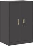 vidaXL Aufbewahrungsschrank Schwarz 60 x 40 x 90 cm Stahl 891724