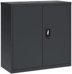 vidaXL Aktenschrank Anthrazit 90x40x90 cm Stahl 339731