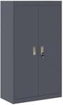 vidaXL Aufbewahrungsschrank 2 Stk Anthrazit 80 x 40 x 140 cm Stahl 3406180