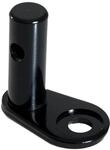 HOMCOM Anh&auml;ngerkupplung Kohlenstoffstahl Schwarz 1,7 x L4,6 cm