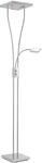 Just Light. LED-Deckenfluter Helia Stahl H: 187 bis 197,5 cm