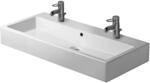 Duravit Waschbecken Vero 100 cm Wei&szlig; mit &Uuml;berlauf + 2 Hahnl&ouml;chern