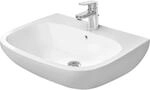 Duravit Waschbecken D-Code 65 cm Wei&szlig; mit &Uuml;berlauf