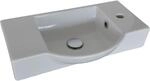 Fackelmann Waschbecken 54,5 cm Wei&szlig;