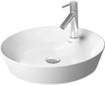 Duravit Aufsatzwaschbecken Cape Cod 48 cm Wei&szlig; mit Armatureninsel WonderGliss