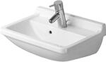 Duravit Waschbecken Starck 3 50 cm Wei&szlig; mit &Uuml;berlauf und 1 Hahnloch
