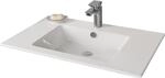 Fackelmann Waschbecken 81 cm Kera Wei&szlig;