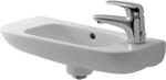 Duravit Handwaschbecken D-Code 50 cm Wei&szlig; mit &Uuml;berlauf + Hahnloch Links