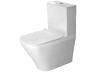Duravit Stand-WC Kombi DuraStyle 63 cm Weiß Tiefspüler Abgang Vario