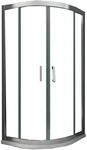 Glasdeals Duschkabine FRESH 90 x 90 x 195 cm Viertelkreis ESG Sicherheitsglas 6 mm