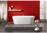 Freistehende Badewanne Flora 179,5 cm x 80 cm Wei&szlig;