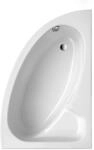 Ottofond Eck-Badewanne Salinas A 150 cm Wei&szlig;