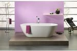 Freistehende Badewanne Carney 190 cm x 89,5 cm Wei&szlig;