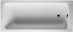 Duravit Acryl-Badewanne D-Code 170 cm Wei&szlig; einseitige R&uuml;ckenschr&auml;ge