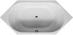Duravit Badewanne D-Code 190 cm x 90 cm Sechseck Einbauversion Wei&szlig;
