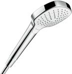 Hansgrohe Handbrause Croma Select E Vario mit 3 Strahlarten Wei&szlig;-Chrom
