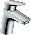 Hansgrohe Waschtischarmatur Logis 70 CoolStart Wasserhahn mit Zugstange Chrom