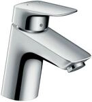 Hansgrohe Waschtischarmatur Logis 70 Wasserhahn Bad mit Push-Open Chrom