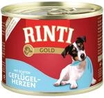 Rinti Hunde-Nassfutter Gold Gefl&uuml;gelherzen 185 g