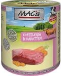 Mac's Hunde-Nassfutter Kopffleisch und Karotte 800 g