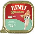 Rinti Hunde-Nassfutter Gold Mini Hirsch und Rind 100 g