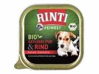 Rinti Hunde-Nassfutter Feinest Bio Geflügel und Rind 150 g