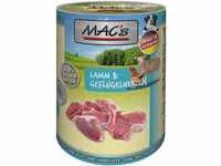 Mac's Hunde-Nassfutter Lamm und Geflügelherzen 400 g