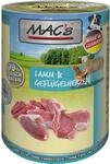 Mac's Hunde-Nassfutter Lamm und Gefl&uuml;gelherzen 400 g