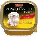 Vom Feinsten Hunde-Nassfutter Adult mit Rind und Putenherzen 150 g