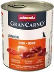 Gran Carno Hunde-Nassfutter Original Junior Rind und Huhn 800 g