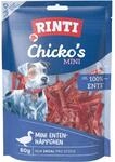 Rinti Hunde-Natursnacks Chicko Mini Enten-H&auml;ppchen 80 g