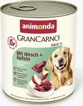 Animonda Gran Carno Hunde-Nassfutter Adult mit Hirsch und &Auml;pfeln 800 g,...