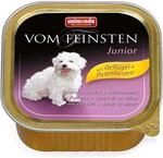 Vom Feinsten Hunde-Nassfutter Junior mit Gefl&uuml;gel und Putenherzen 150 g