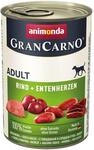 Gran Carno Hunde-Nassfutter Original Adult Rind und Entenherzen 400 g