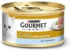 Gourmet Katzen-Nassfutter Gold Feine Pastete mit Thunfisch 85 g