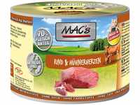Mac's Katzen-Nassfutter Rind und Hühnerherzen 200 g