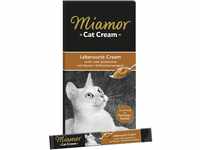 Miamor Katzen-Snack Cat Snack Leberwurst-Cream 6 x 15 g