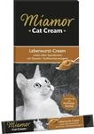 Miamor Katzen-Snack Cat Snack Leberwurst-Cream 6 x 15 g