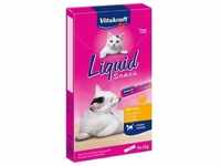 Vitakraft Katzen-Leckerlies Liquid Snack Huhn mit Taurin 6 x 15 g (90 g)