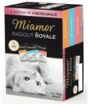Miamor Katzen-Nassfutter Ragout Royale in Jelly Pute/Lachs/Kalb 12 x 100 g
