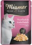 Miamor Katzen-Nassfutter Feine Filets in Jelly Thunfisch und Krebs 100 g