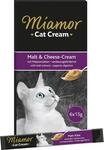 Miamor Katzen-Snack Cat Snack Malt und Cheese-Cream 6 x 15 g