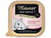 Miamor Milde Mahlzeit Senior Geflügel und Rind 100 g